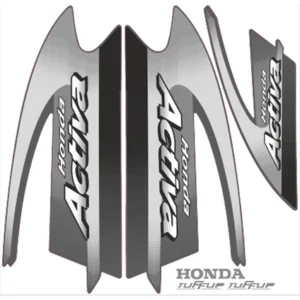 HONDA ACTİVA STİCKER SET SİYAH