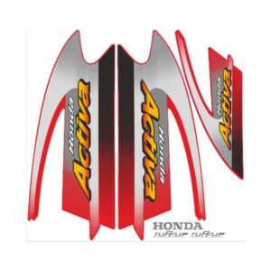 HONDA ACTİVA STİCKER ETİKET SETİ KIRMIZI